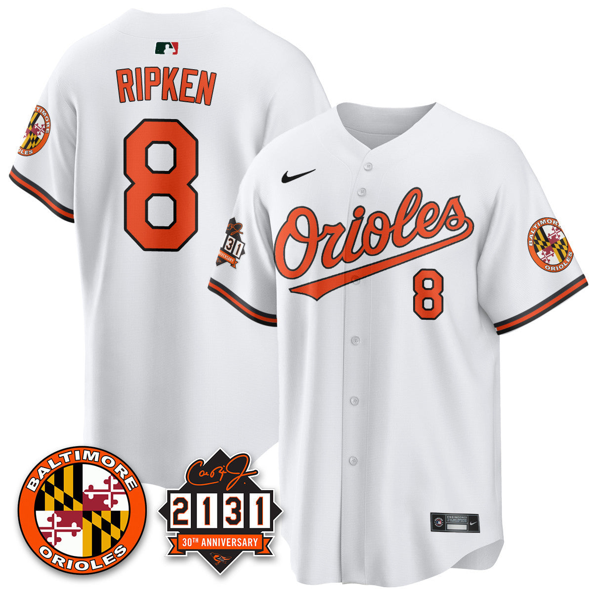 Women's Baltimore Orioles "30th Anniversary of 2131" Limited Jersey - All Stitched