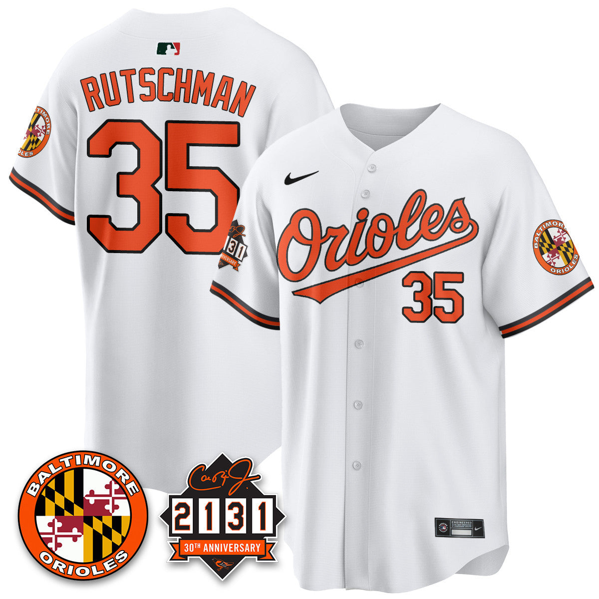 Women's Baltimore Orioles "30th Anniversary of 2131" Limited Jersey - All Stitched
