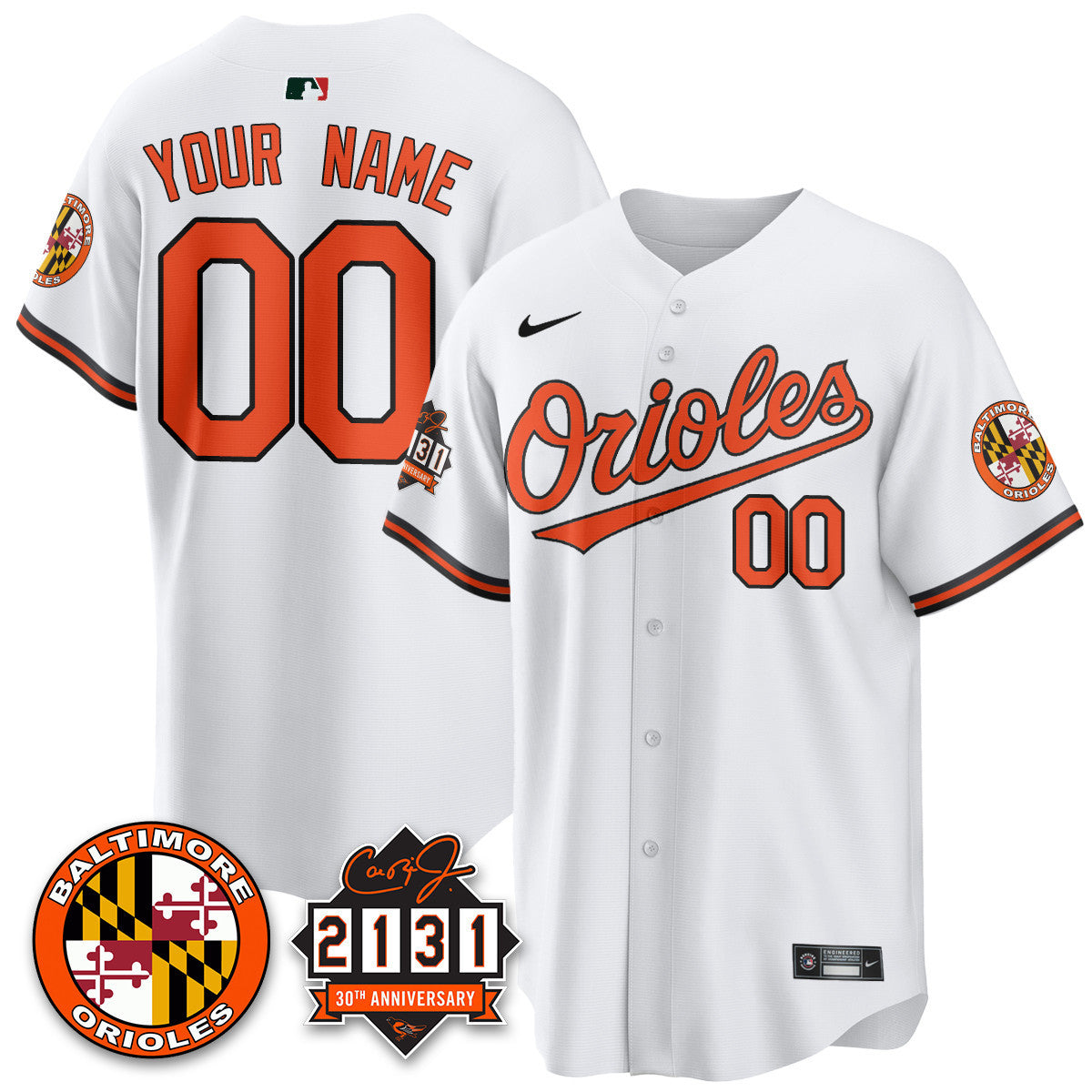 Women's Baltimore Orioles "30th Anniversary of 2131" Limited Jersey - All Stitched