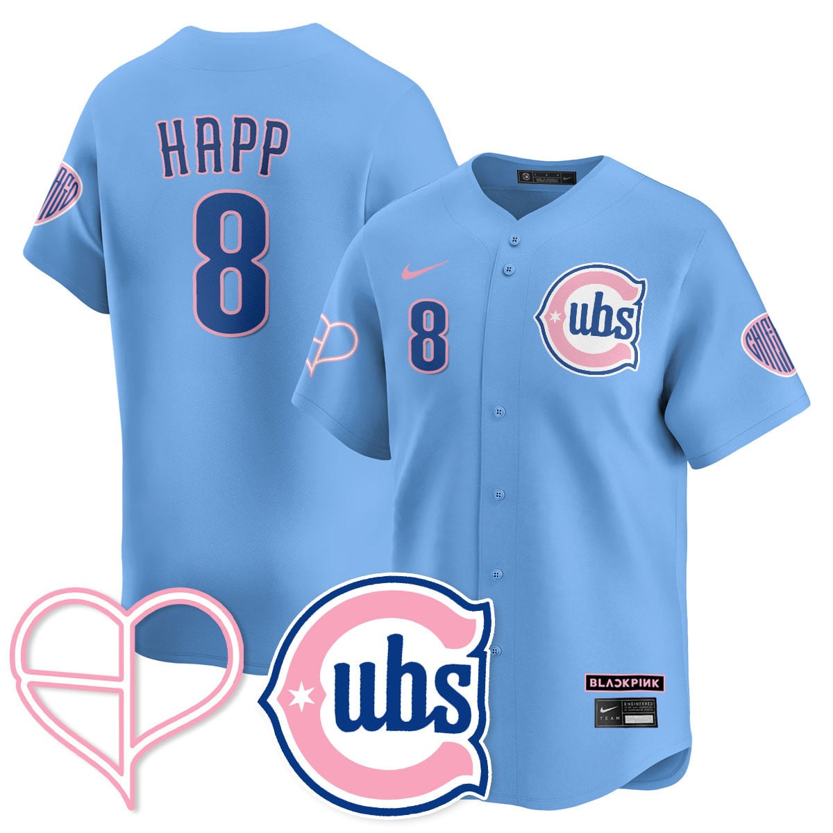 Chicago Cubs BL??KPI?K 2025 Limited Custom Jersey - All Stitched
