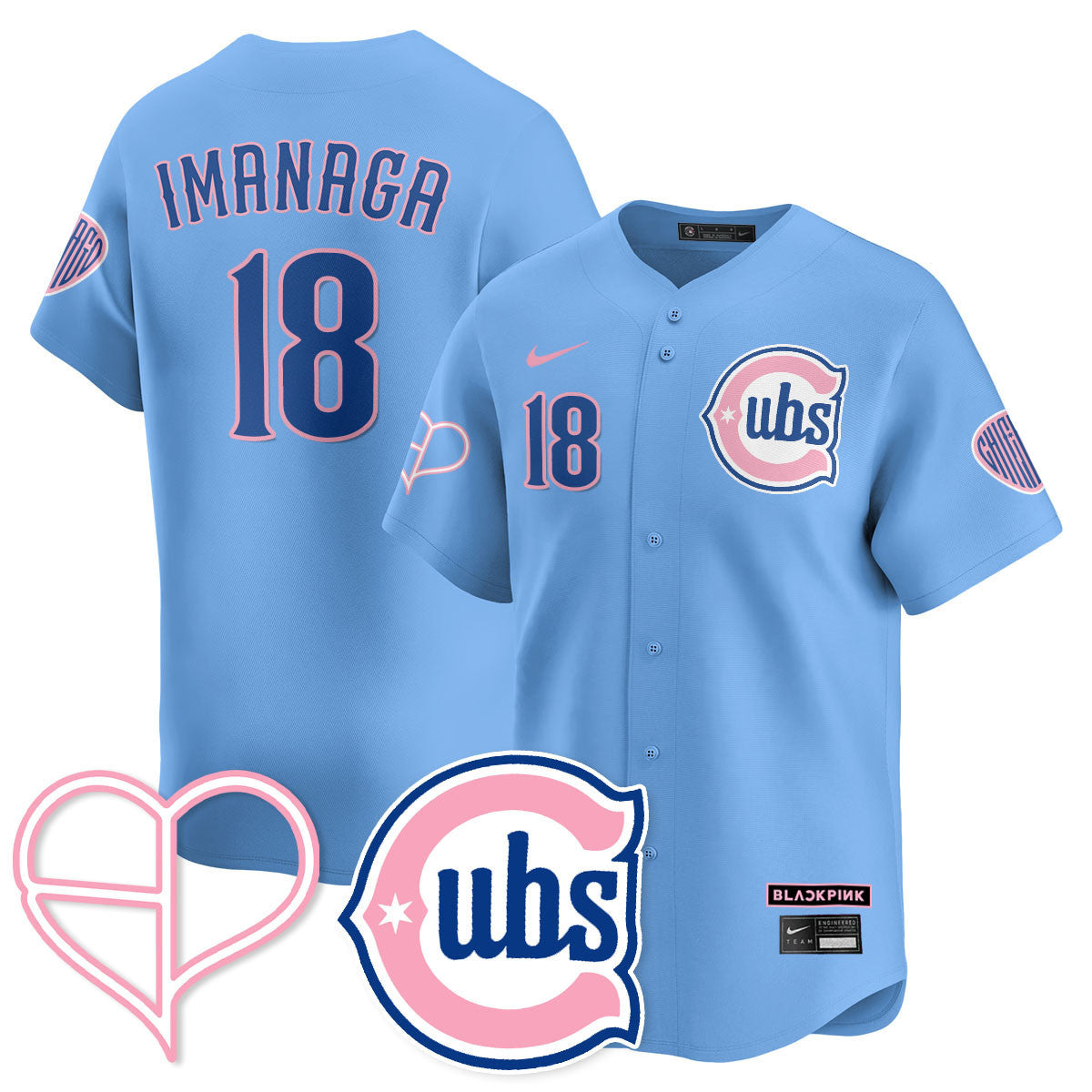 Chicago Cubs BL??KPI?K 2025 Limited Custom Jersey - All Stitched