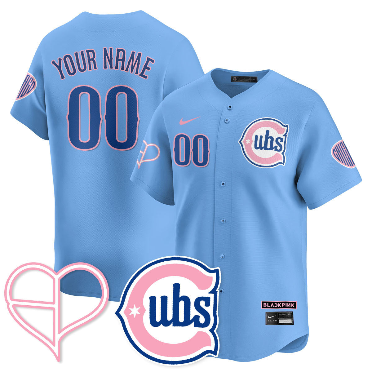 Women's Chicago Cubs BL??KPI?K 2025 Limited Jersey - All Stitched