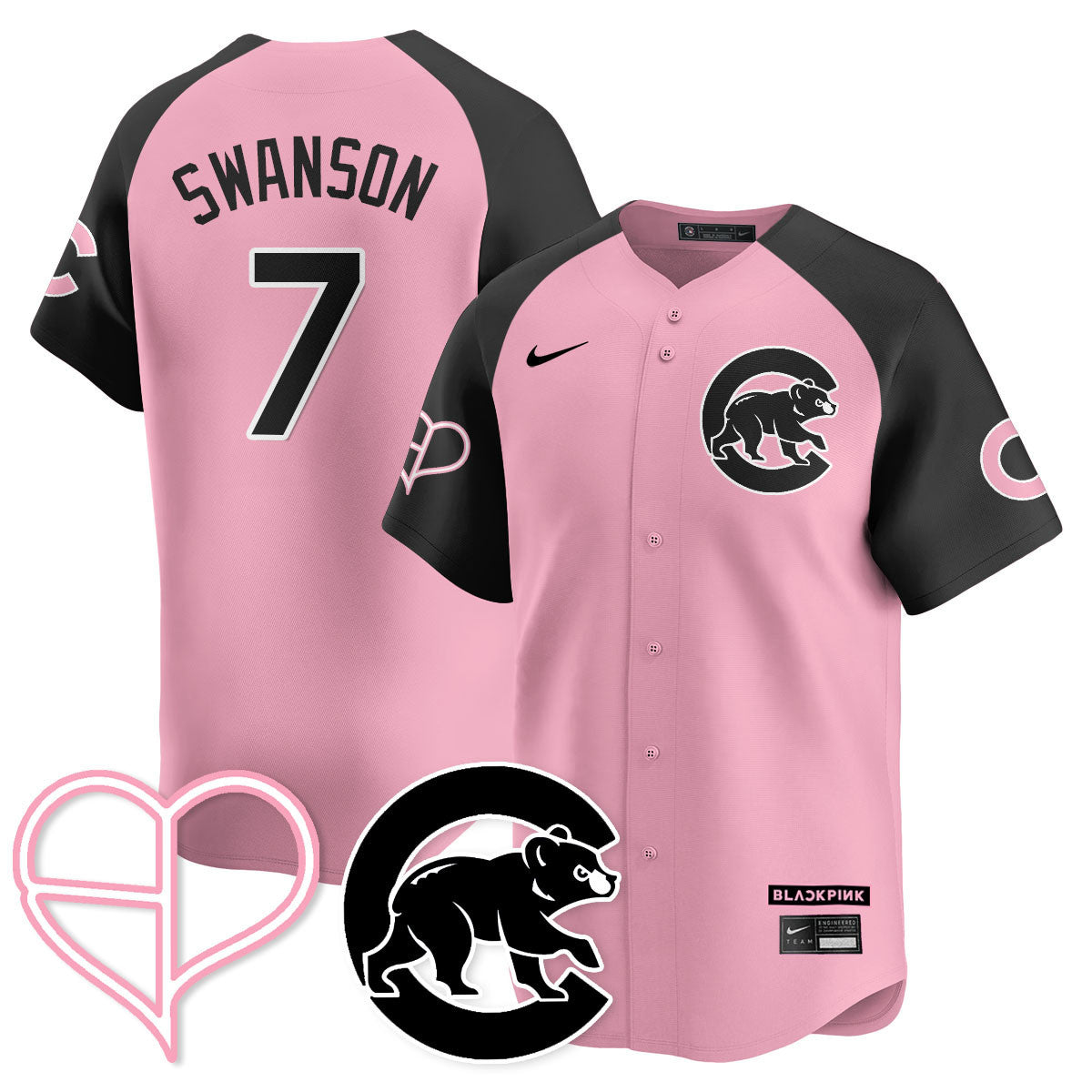 Chicago Cubs BL??KPI?K 2025 Limited Custom Jersey - All Stitched