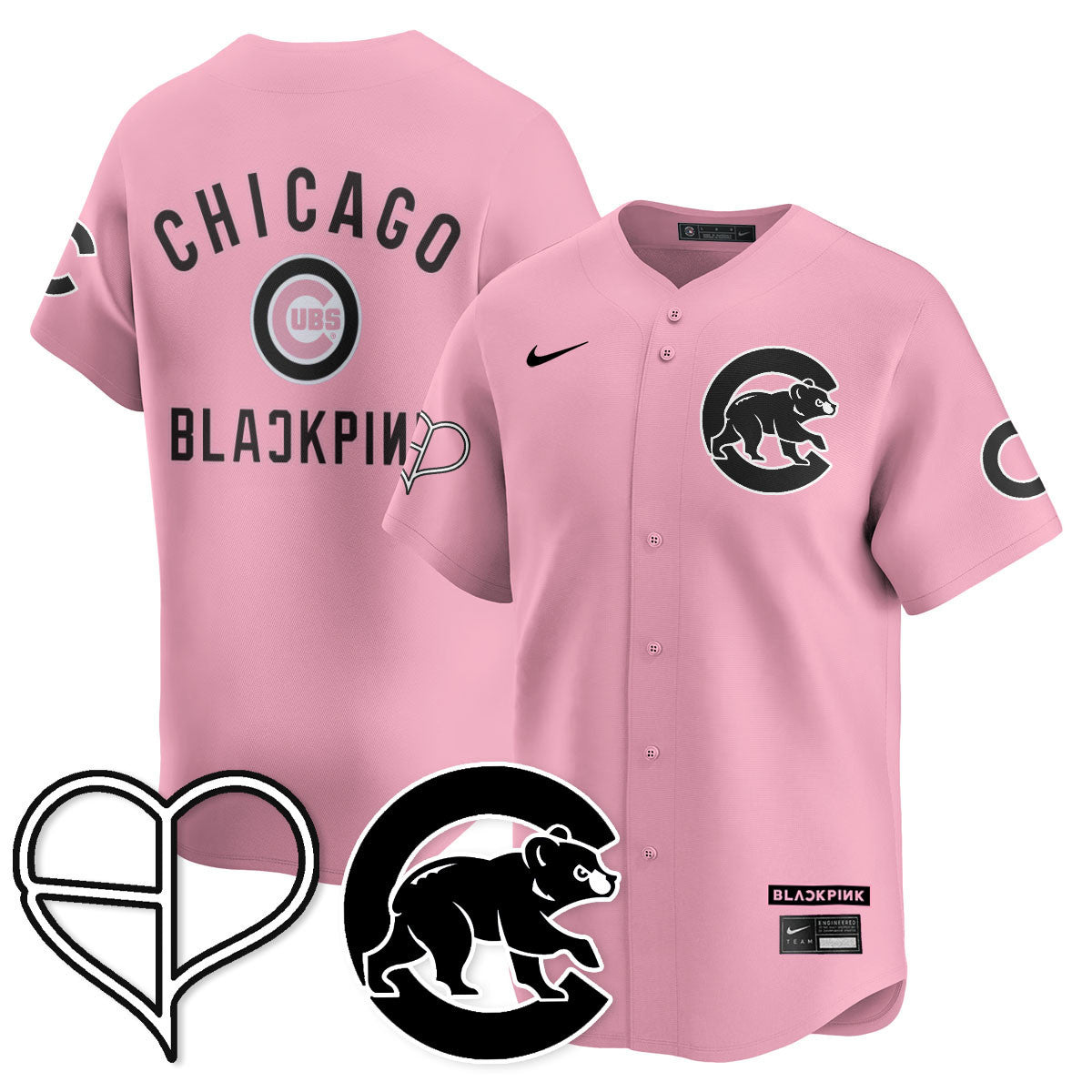 Women's Chicago Cubs BL??KPI?K 2025 Limited Jersey - All Stitched