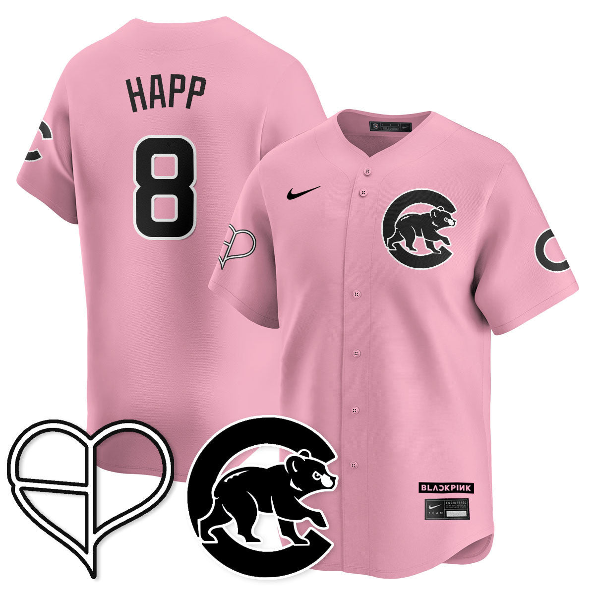 Chicago Cubs BL??KPI?K 2025 Limited Custom Jersey - All Stitched