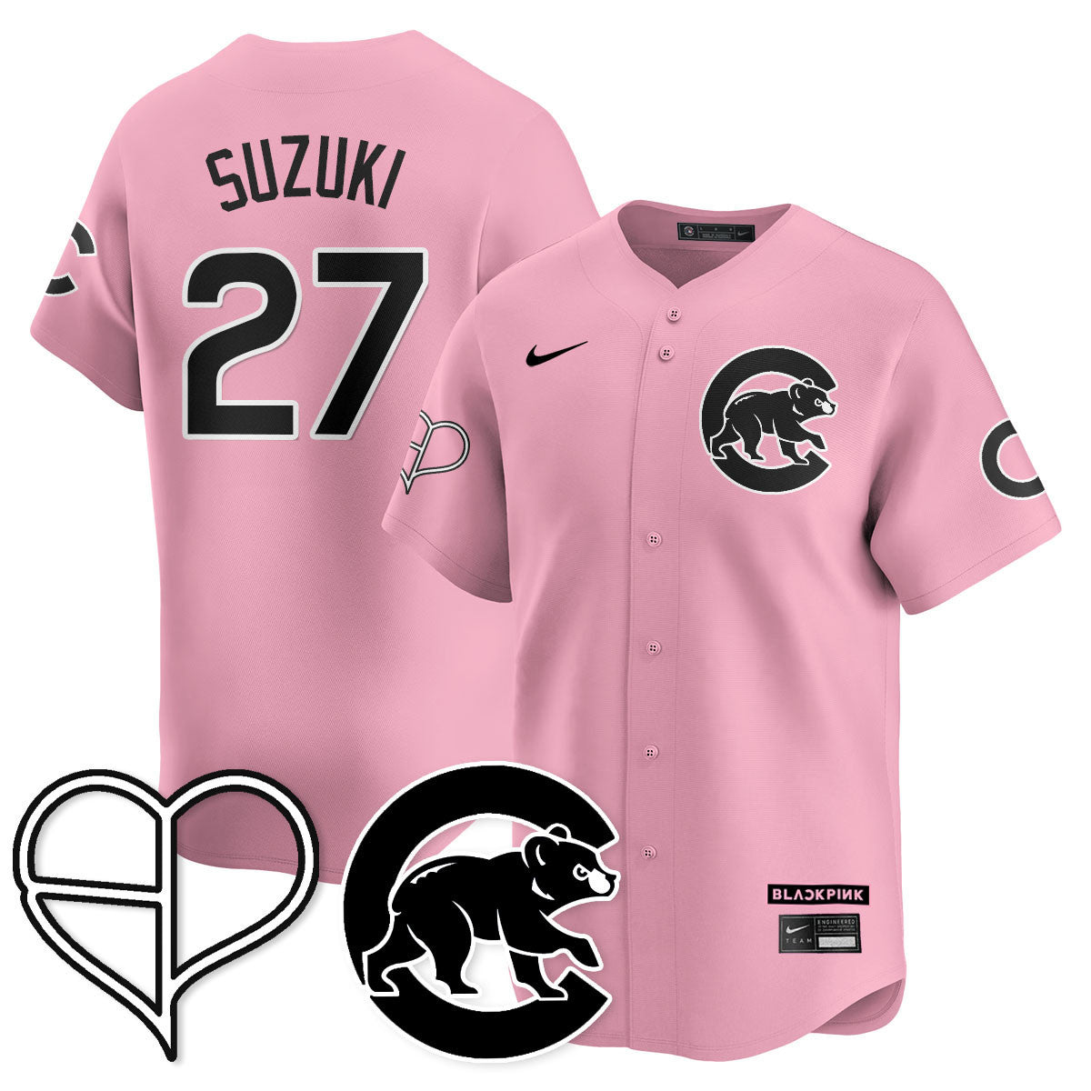 Women's Chicago Cubs BL??KPI?K 2025 Limited Jersey - All Stitched