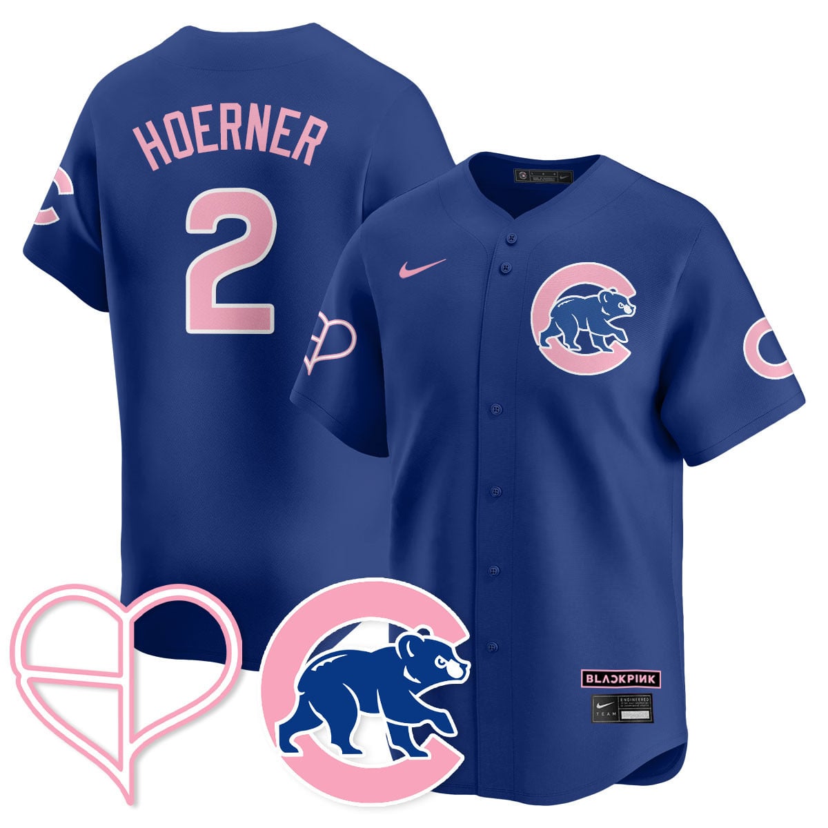 Chicago Cubs BL??KPI?K 2025 Limited Custom Jersey - All Stitched