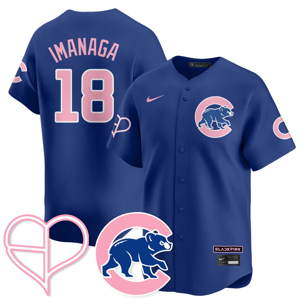 Chicago Cubs BL??KPI?K 2025 Limited Custom Jersey - All Stitched