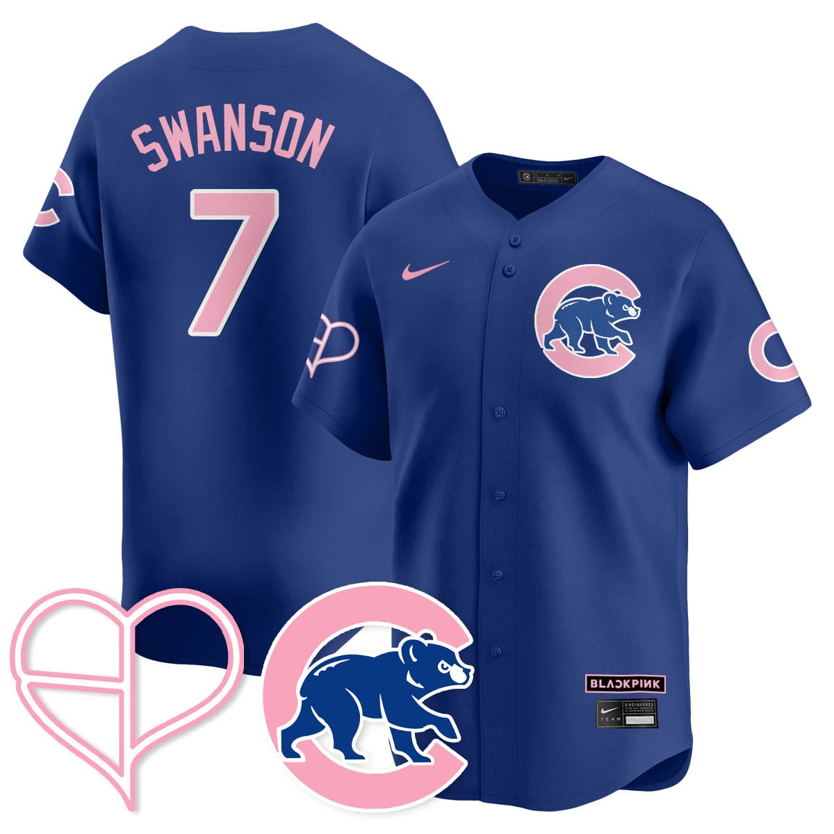 Chicago Cubs BL??KPI?K 2025 Limited Custom Jersey - All Stitched