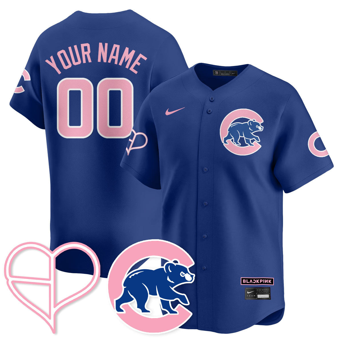Women's Chicago Cubs BL??KPI?K 2025 Limited Jersey - All Stitched
