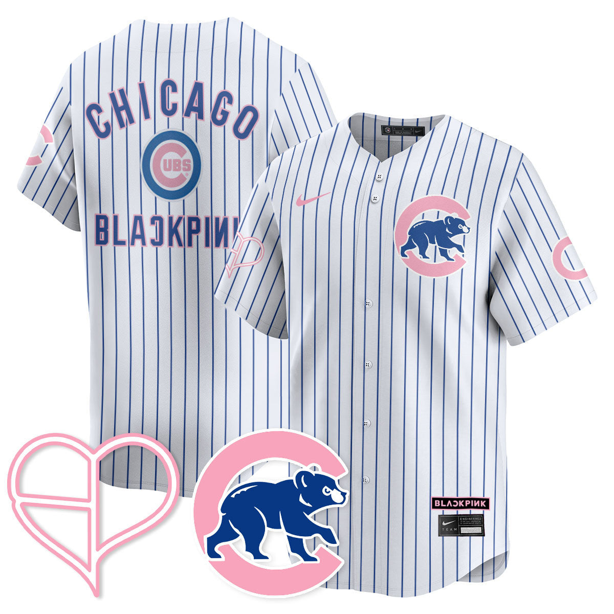Women's Chicago Cubs BL??KPI?K 2025 Limited Jersey - All Stitched