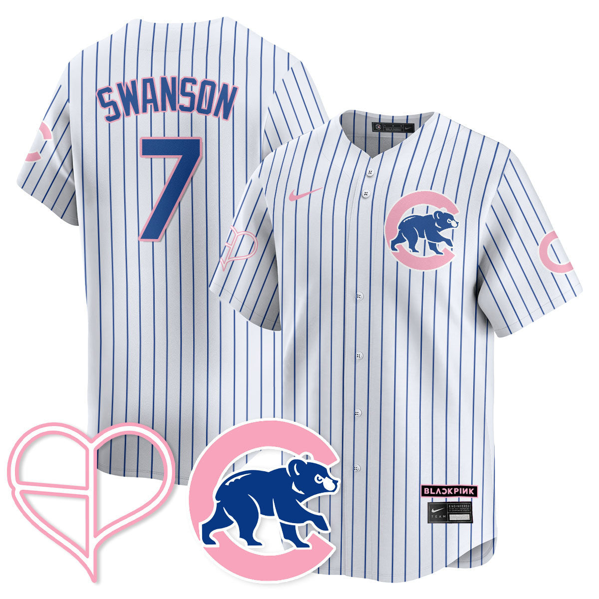 Women's Chicago Cubs BL??KPI?K 2025 Limited Jersey - All Stitched