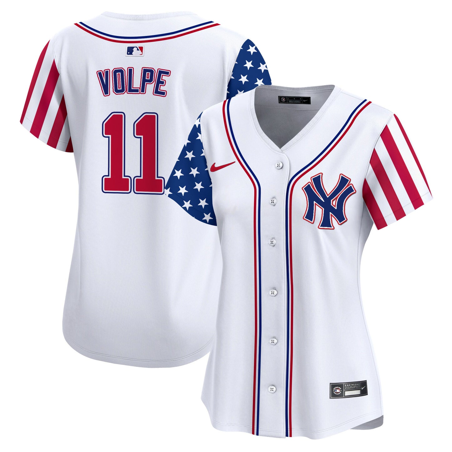 Women's New York Yankees 2024 Independence Day Vapor Premier Limited Jersey - All Stitched