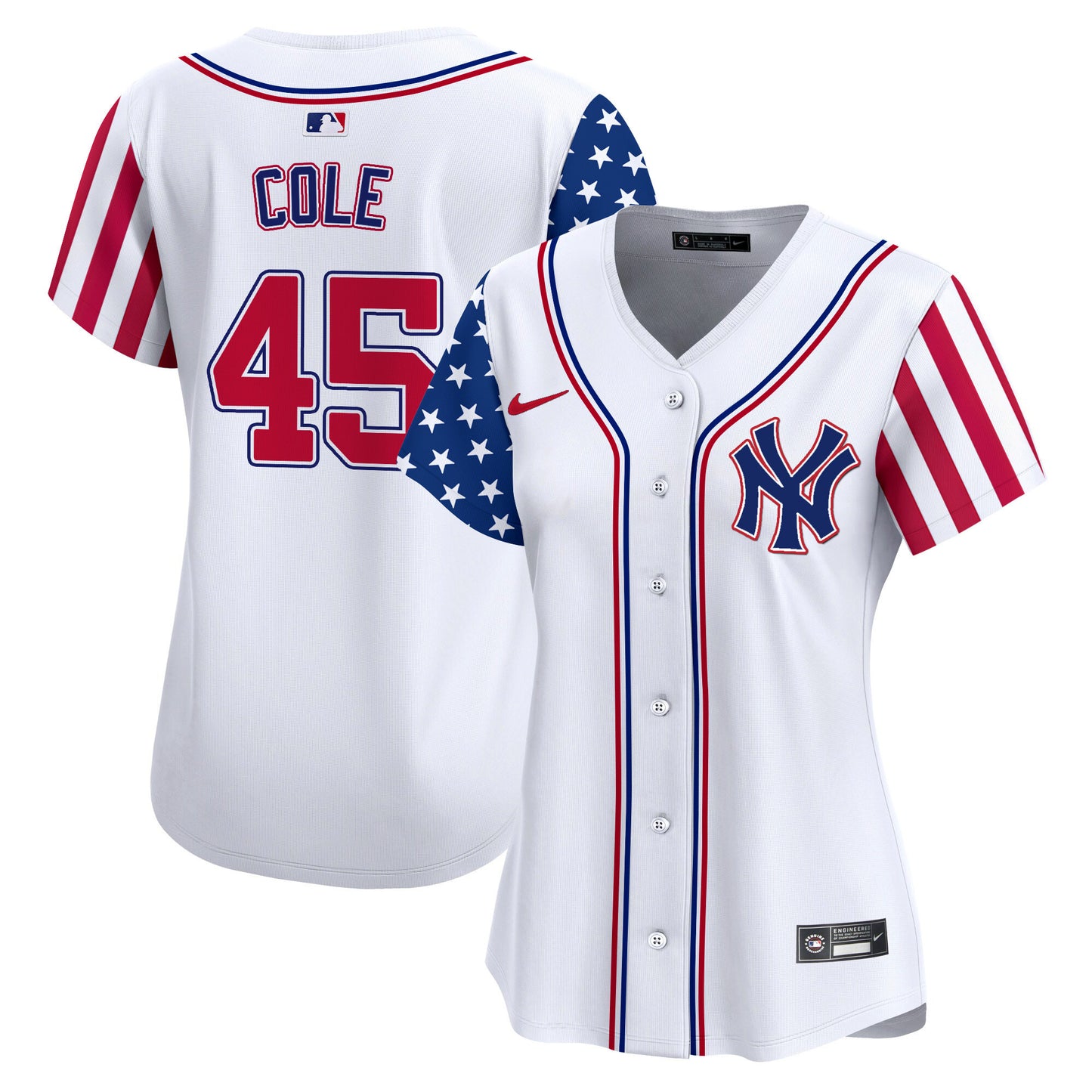 Women's New York Yankees 2024 Independence Day Vapor Premier Limited Jersey - All Stitched