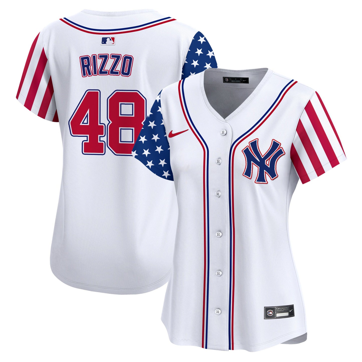 Women's New York Yankees 2024 Independence Day Vapor Premier Limited Jersey - All Stitched