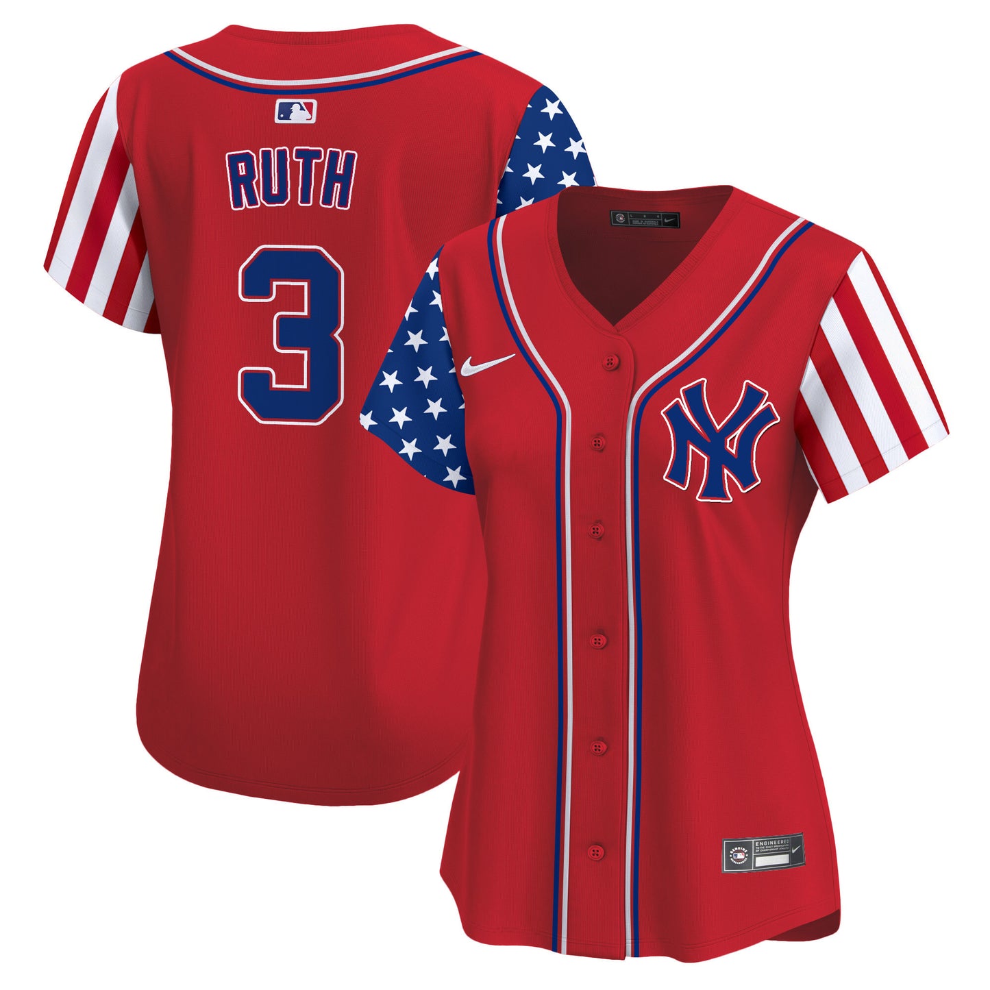 Women's New York Yankees 2024 Independence Day Vapor Premier Limited Jersey - All Stitched