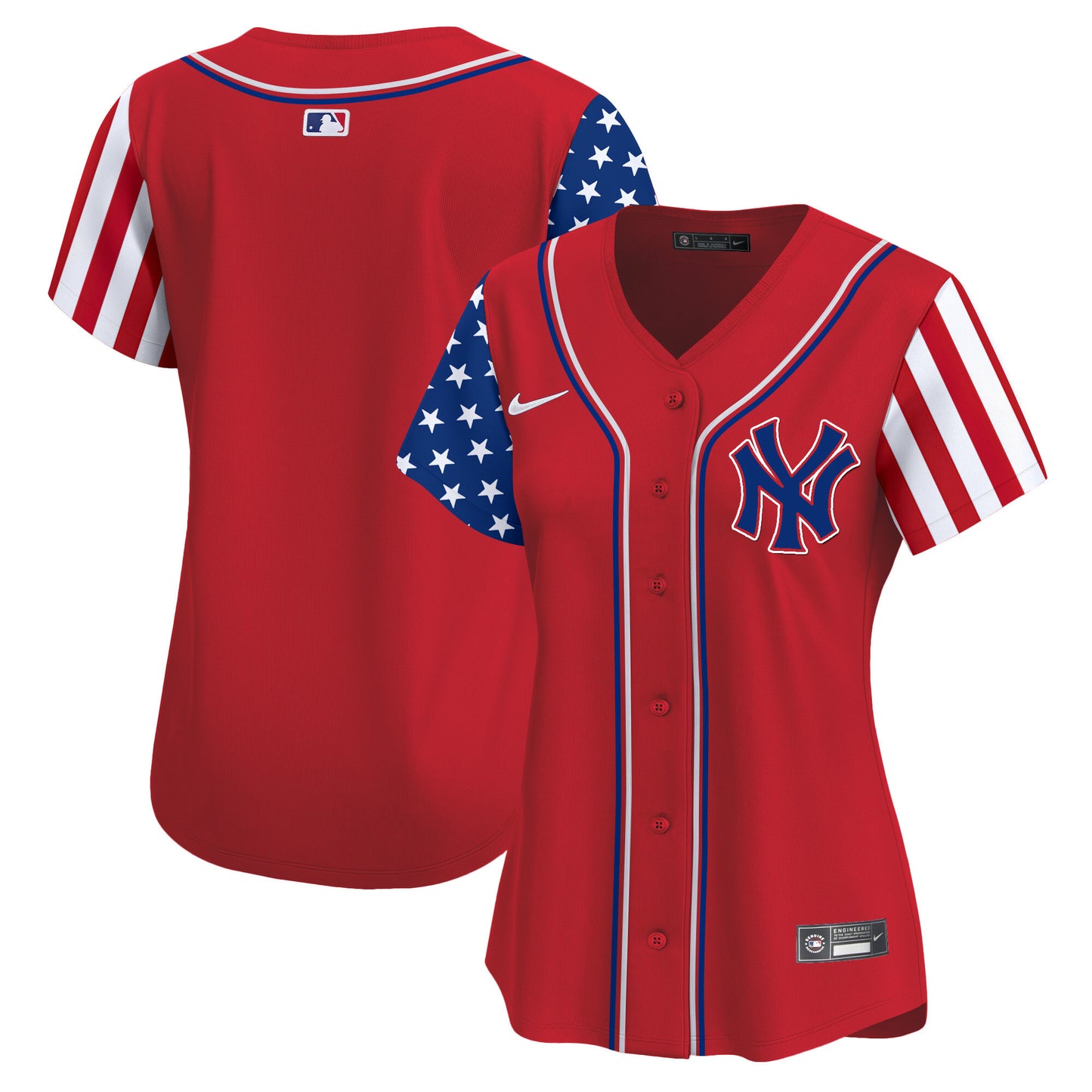 Women's New York Yankees 2024 Independence Day Vapor Premier Limited Jersey - All Stitched