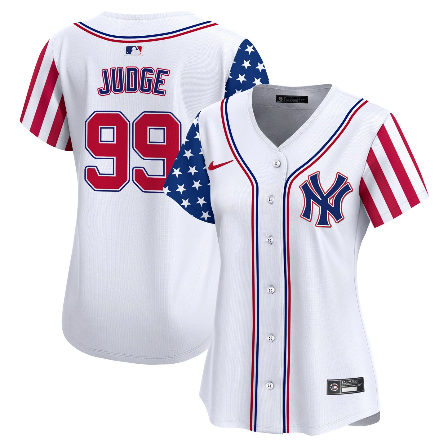 Women's New York Yankees 2024 Independence Day Vapor Premier Limited Jersey - All Stitched