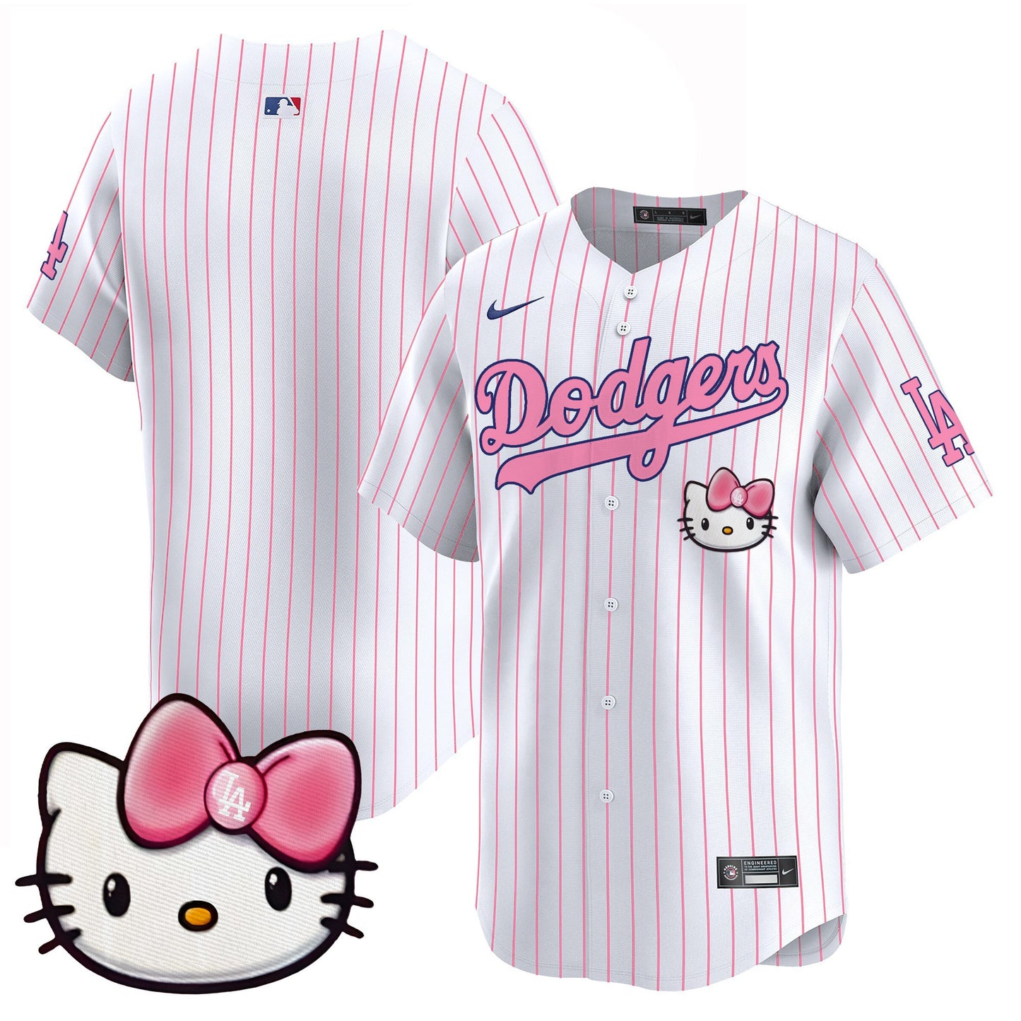 Unisex Dodgers 2025 Hello Kitty Vapor Premier Limited Jersey – All Stitched