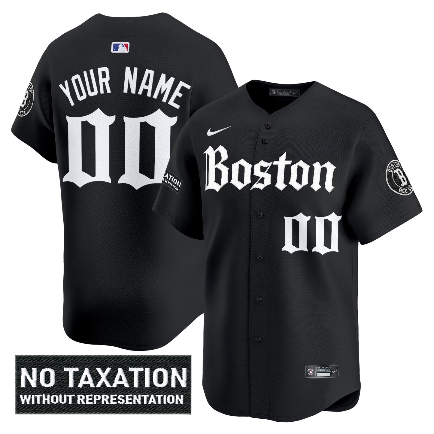 Boston Red Sox 'Retro Newspaper Edition' Vapor Premier Limited Custom Jersey - All Stitched