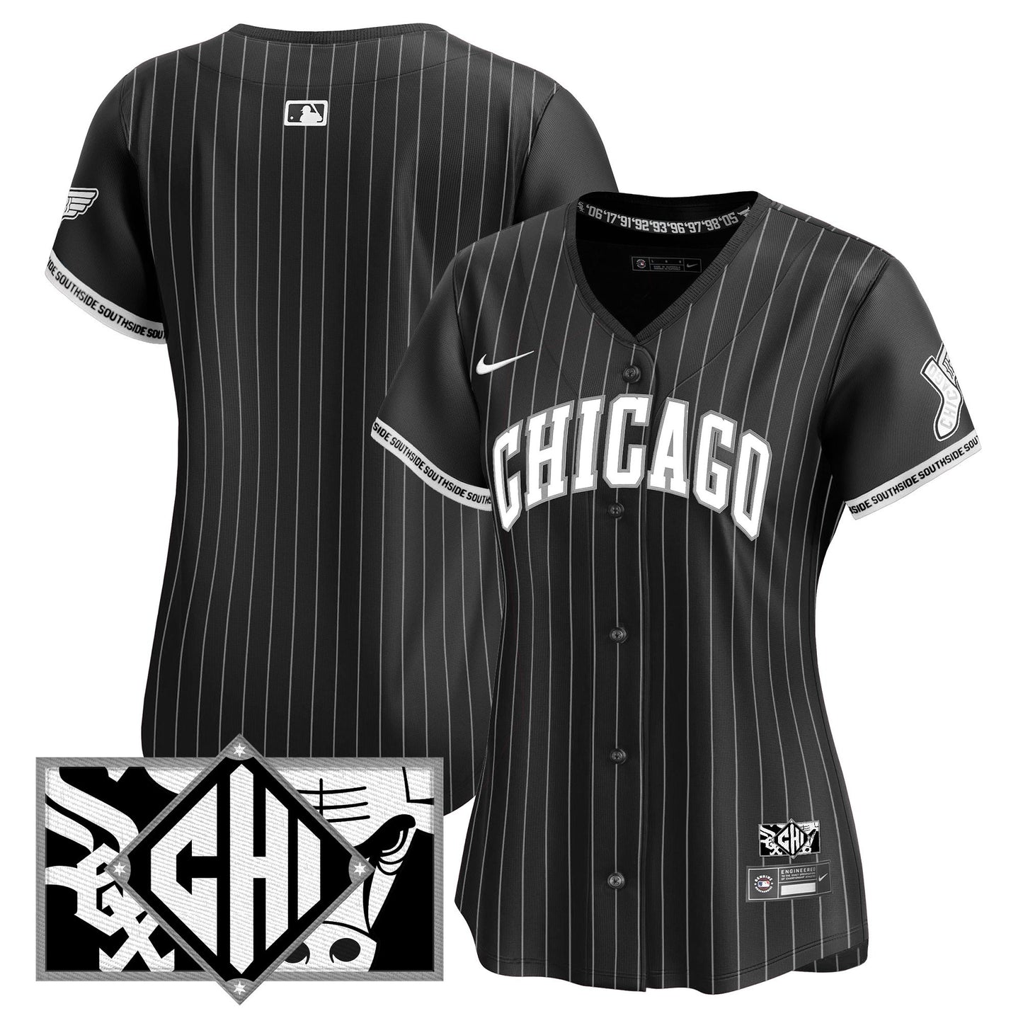 Women's Chicago White Sox 2025 City Connect Vapor Premier Limited Jersey - All Stitched