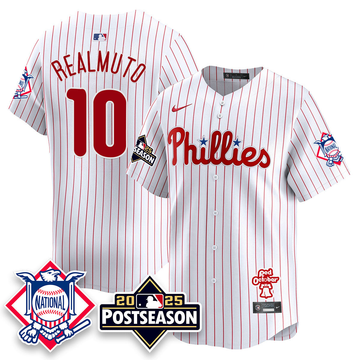 Youth's Philadelphia Phillies 2025 Postseason Jersey - All Stitched