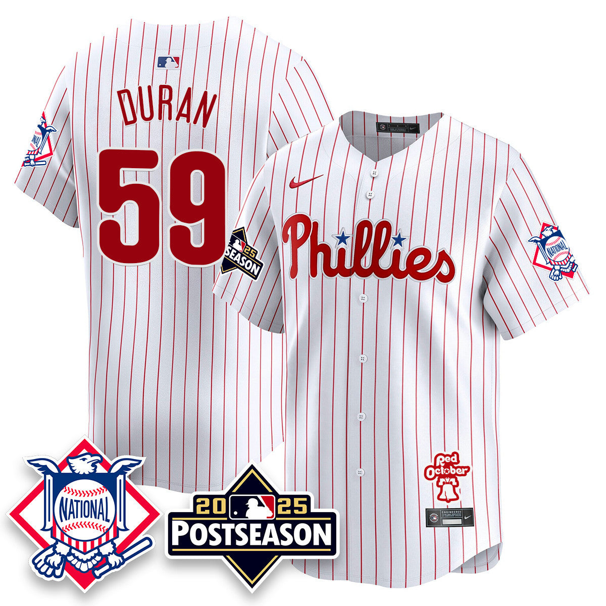 Women's Philadelphia Phillies 2025 Postseason Jersey - All Stitched