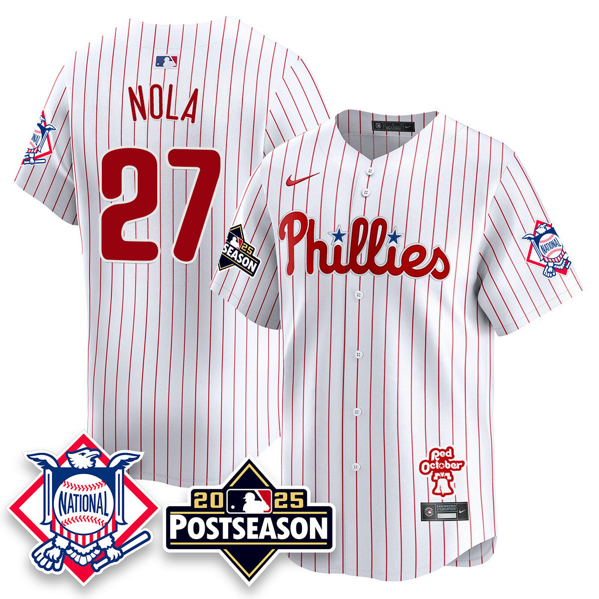 Women's Philadelphia Phillies 2025 Postseason Jersey - All Stitched