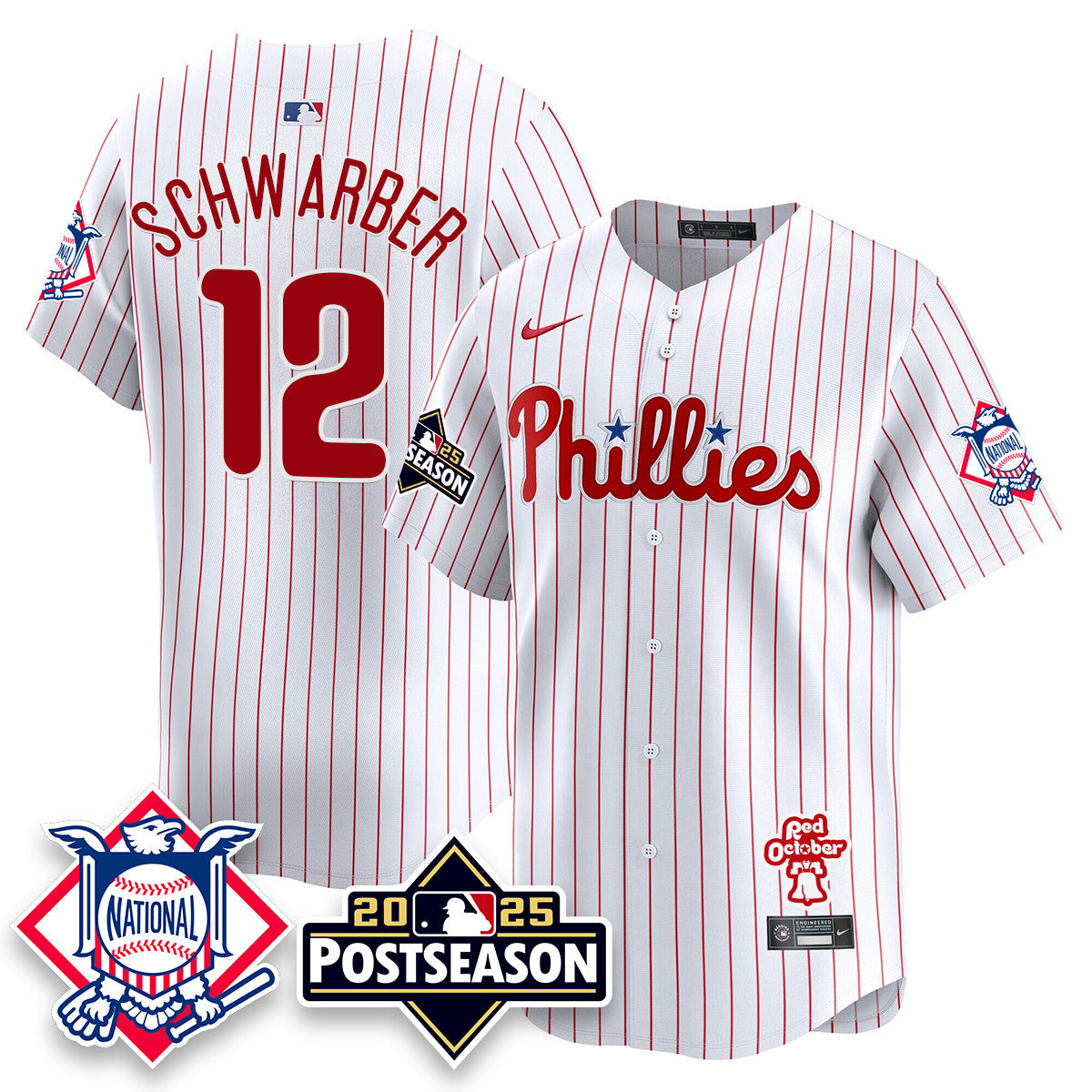 Women's Philadelphia Phillies 2025 Postseason Jersey - All Stitched