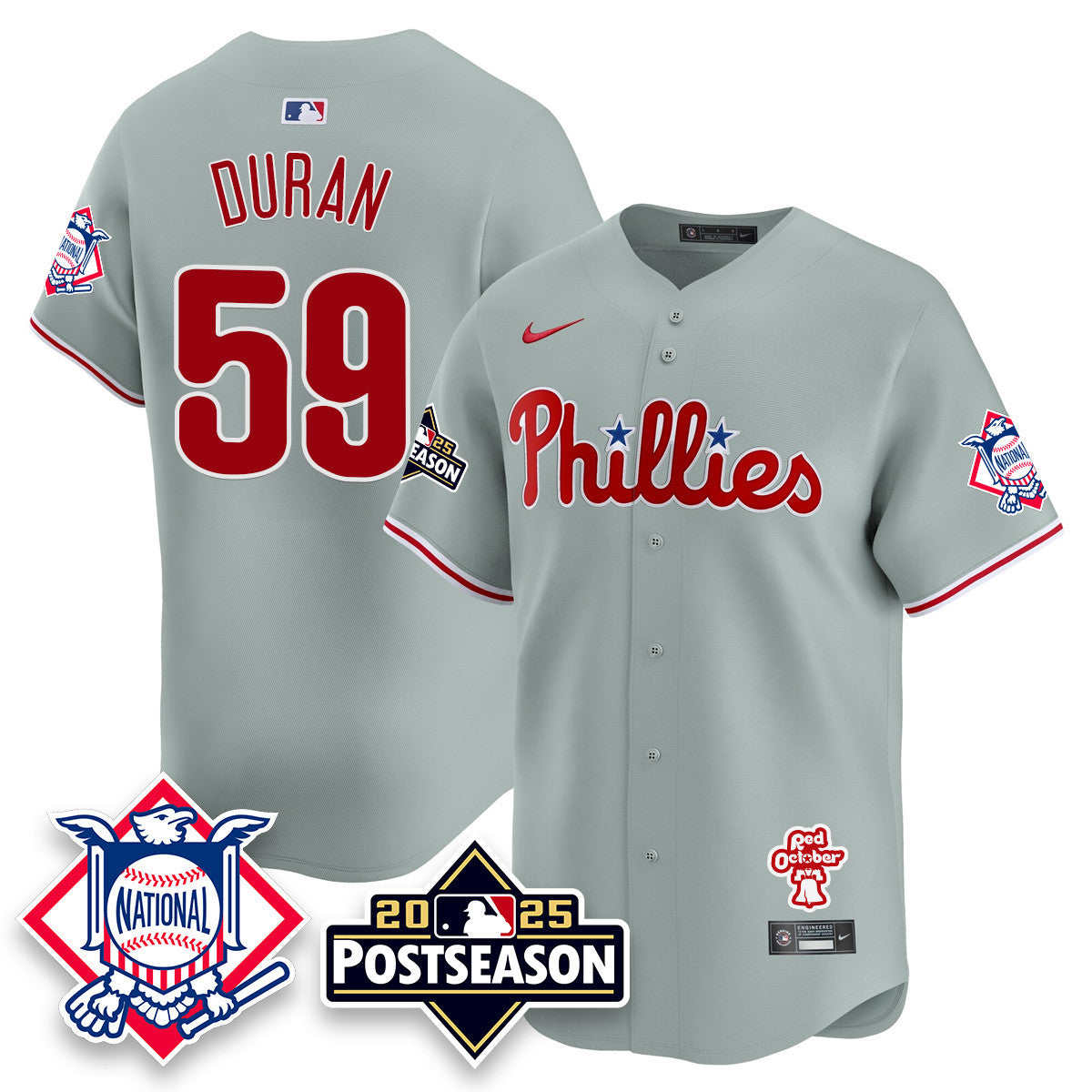 Women's Philadelphia Phillies 2025 Postseason Jersey - All Stitched