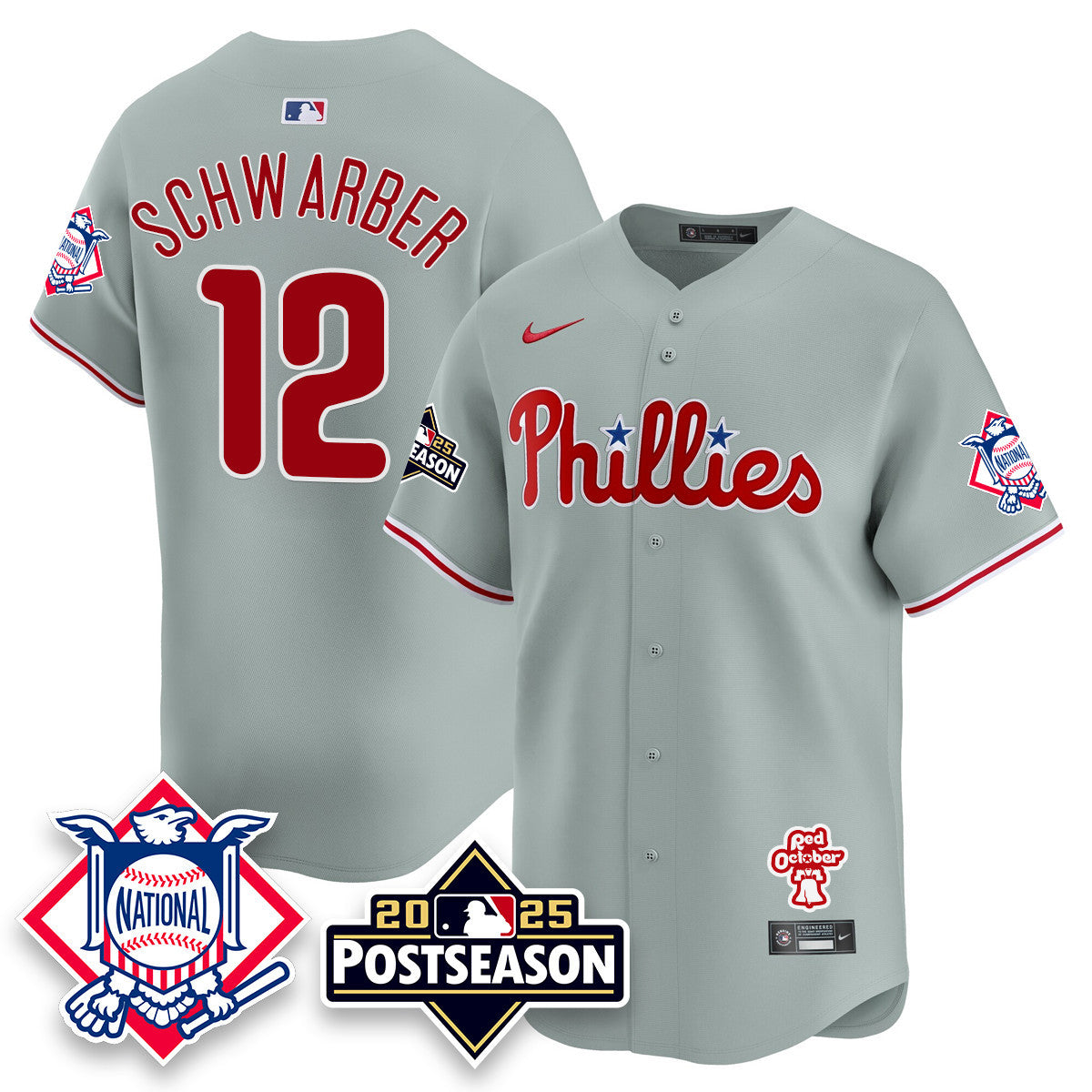 Women's Philadelphia Phillies 2025 Postseason Jersey - All Stitched