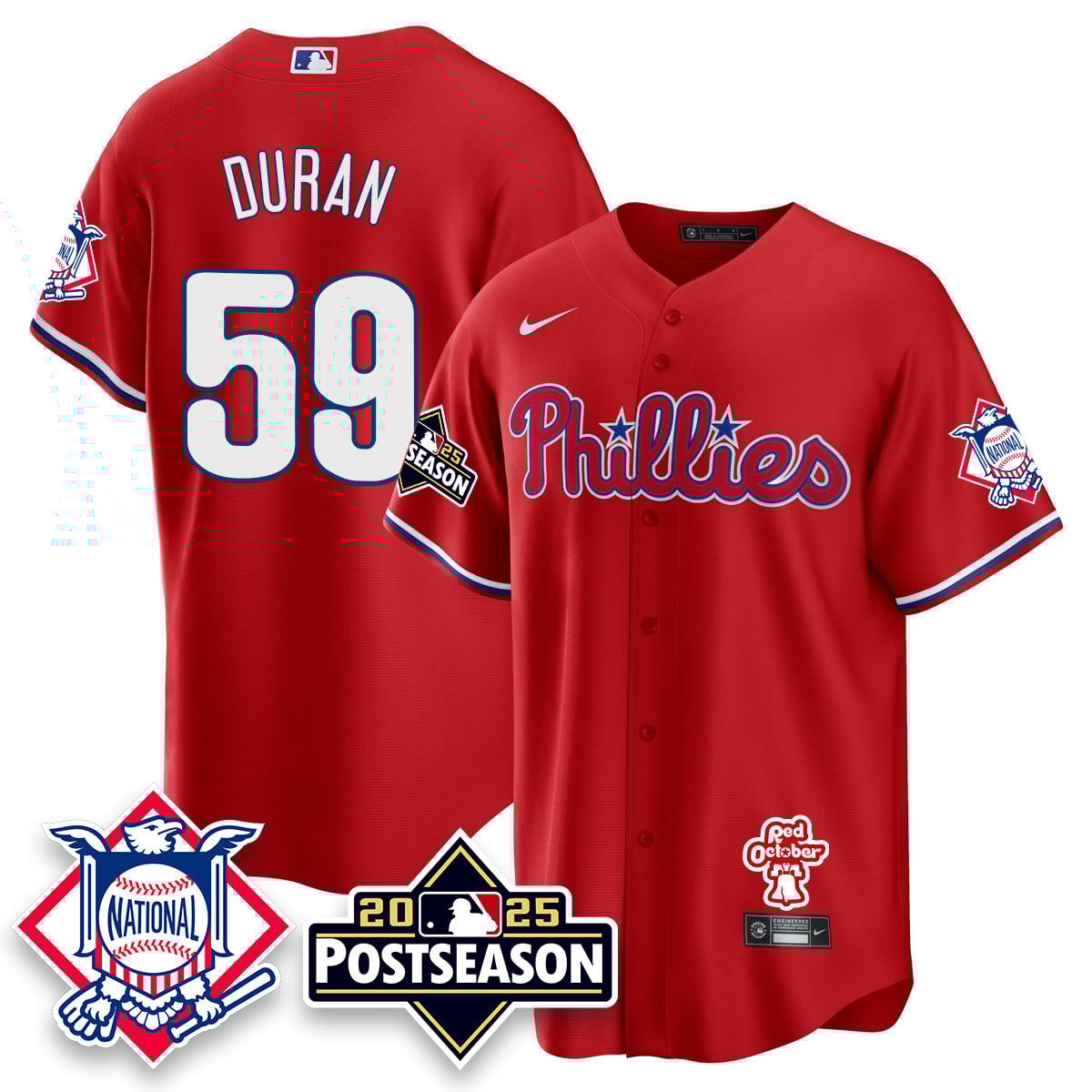 Women's Philadelphia Phillies 2025 Postseason Jersey - All Stitched