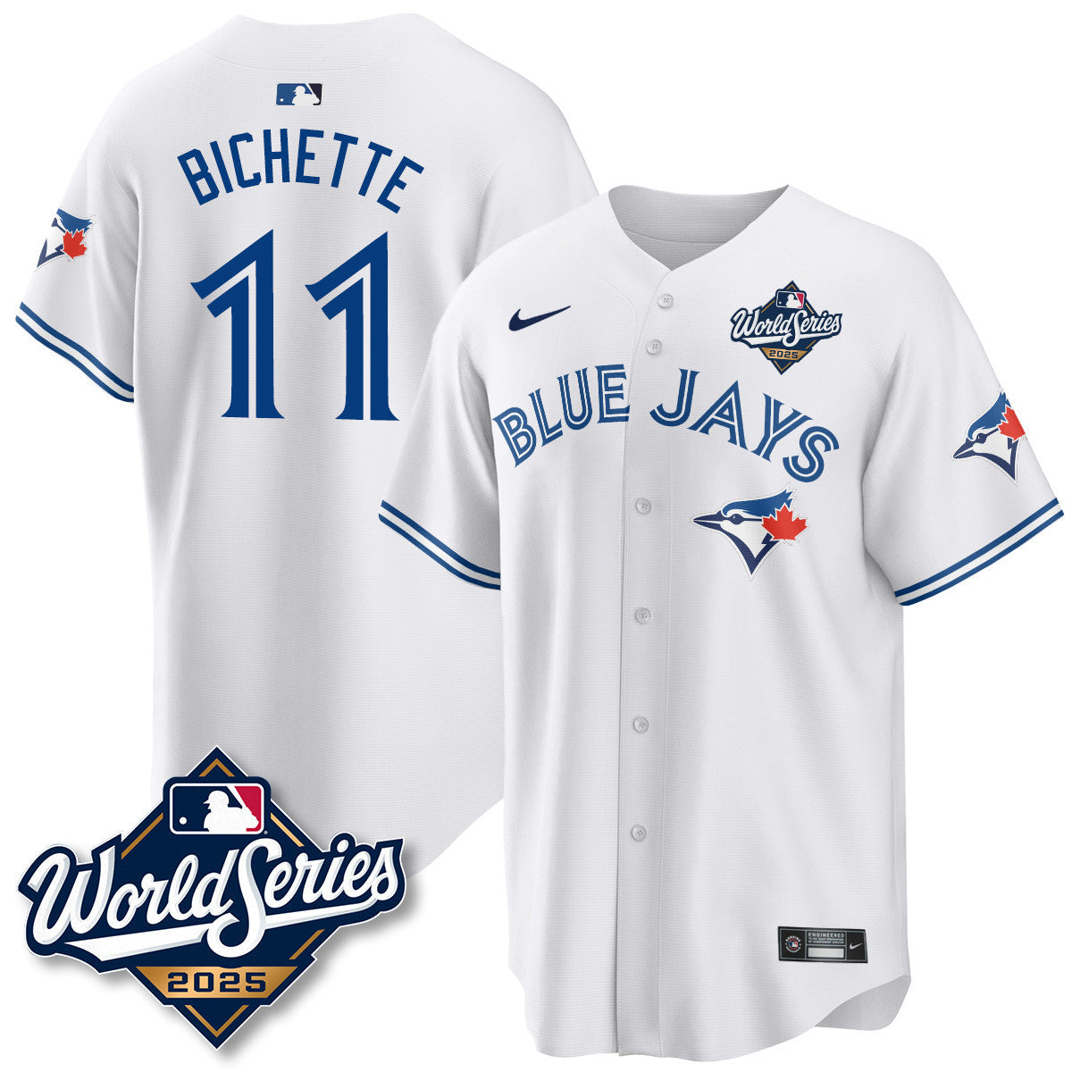 Toronto Blue Jays 2025 World Series Jersey - All Stitched