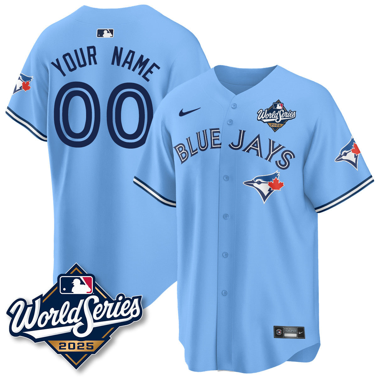 Toronto Blue Jays 2025 World Series Jersey - All Stitched