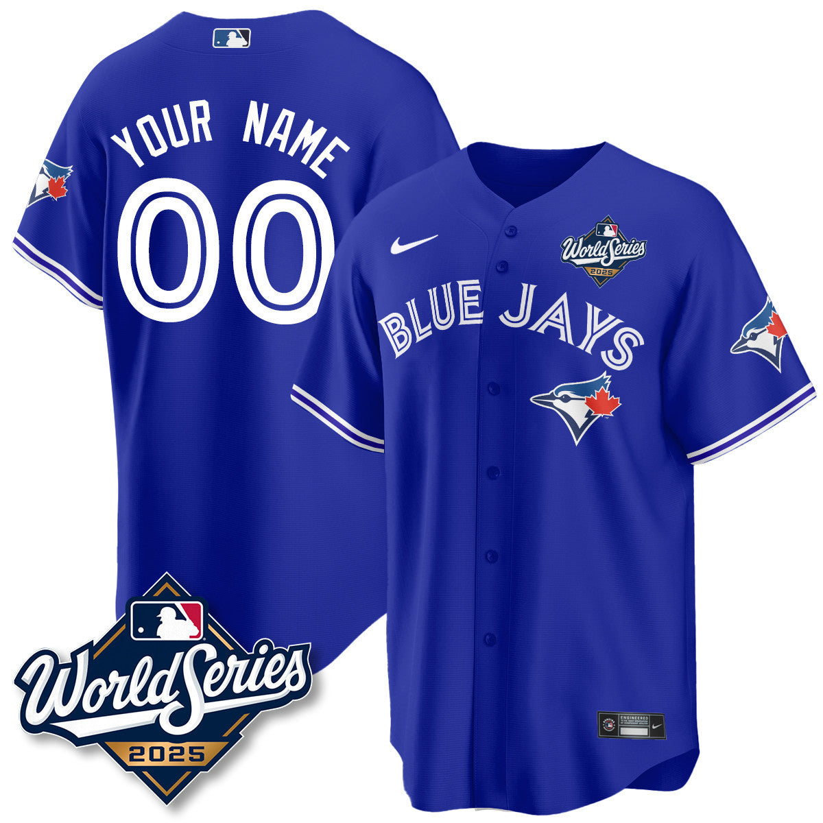 Toronto Blue Jays 2025 World Series Jersey - All Stitched