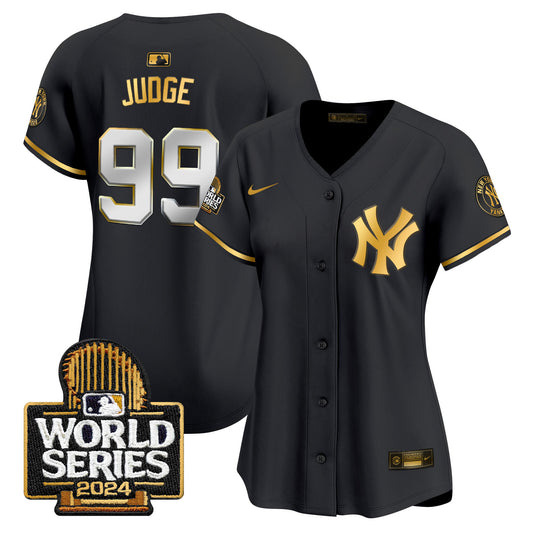 Women's Yankees 2024 World Series Vapor Premier Limited Jersey - All Stitched