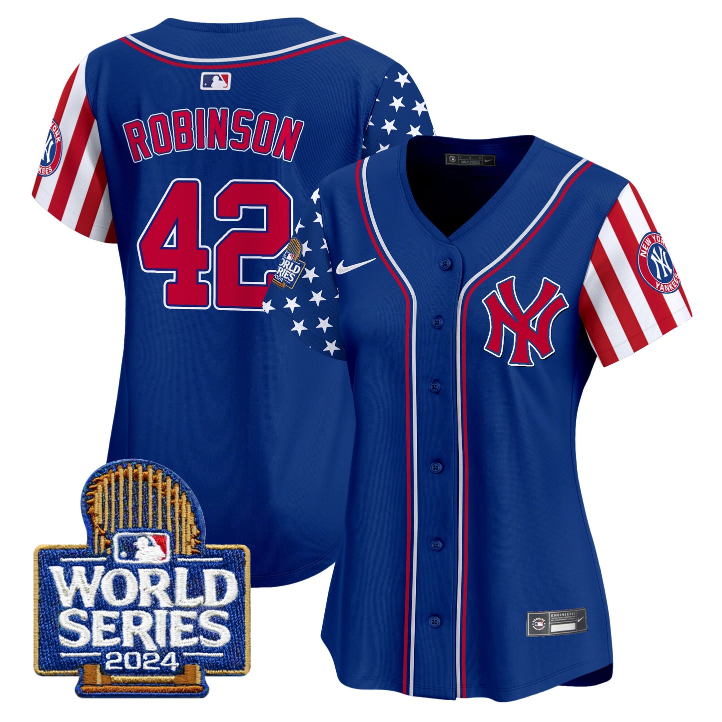 Women's Yankees American Style 2024 World Series Vapor Premier Limited Jersey - All Stitched