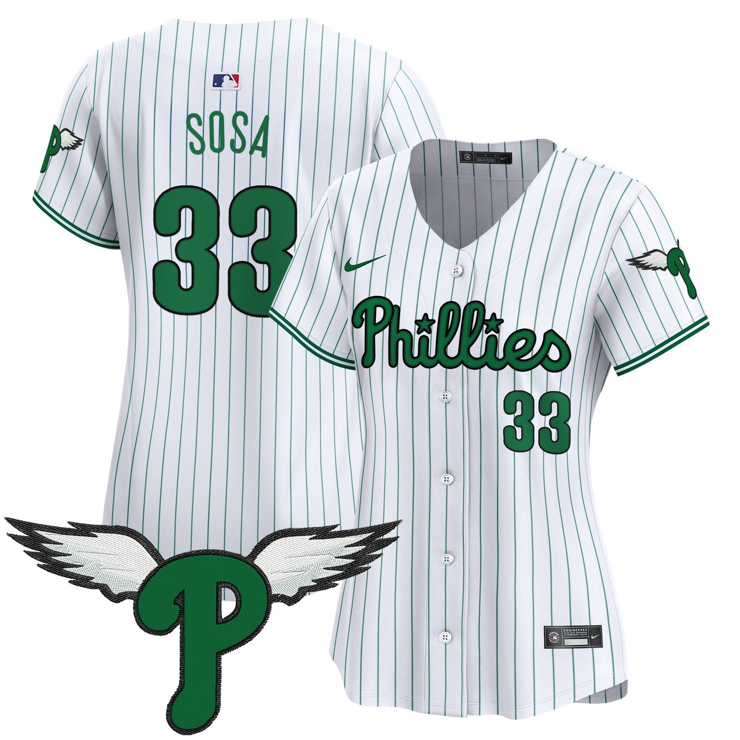 Women's Philadelphia Phillies 2025 Vapor Premier Limited Jersey - All Stitched