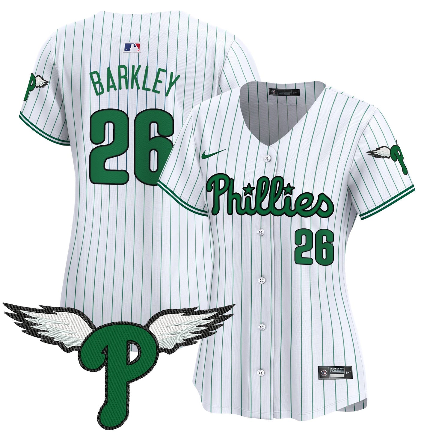 Women's Philadelphia Phillies 2025 Vapor Premier Limited Jersey - All Stitched