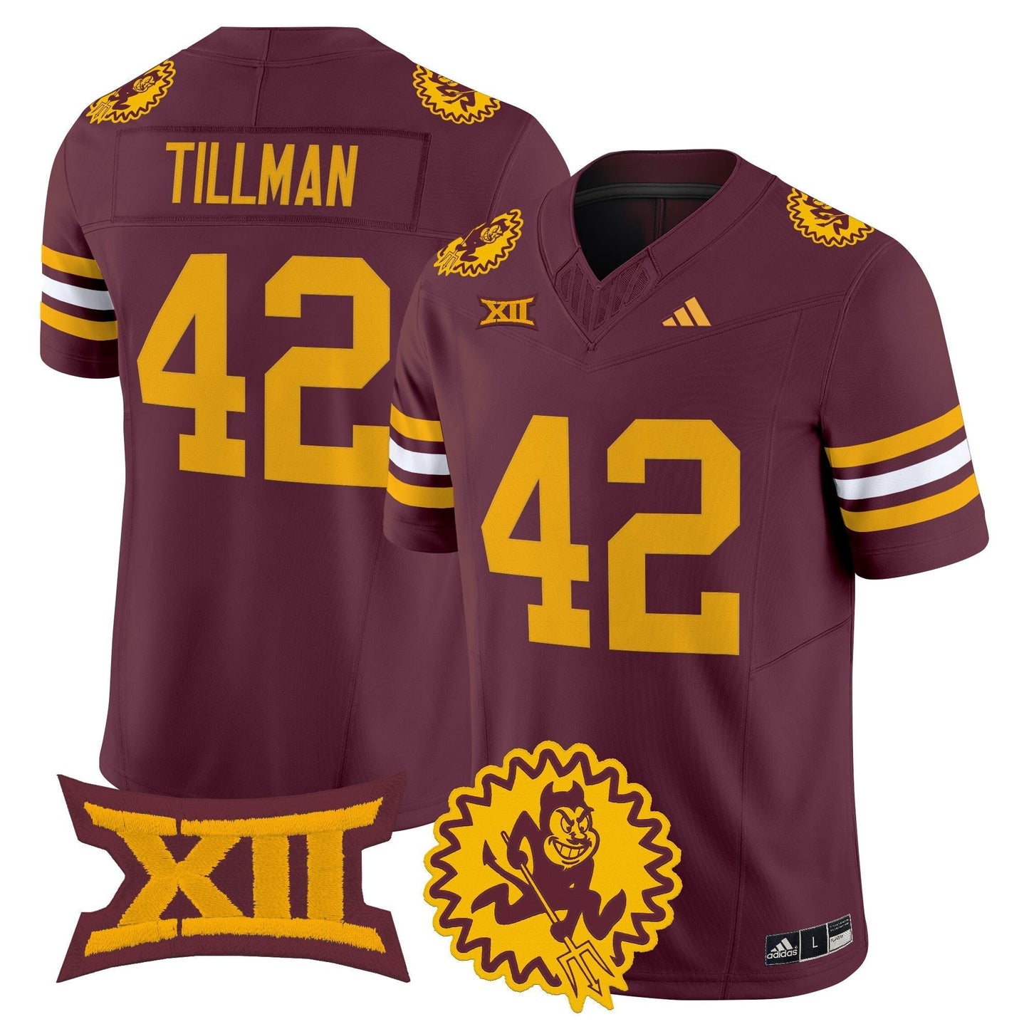 Arizona State Sun Devils 1975 Throwback Vapor Limited Jersey - All Stitched