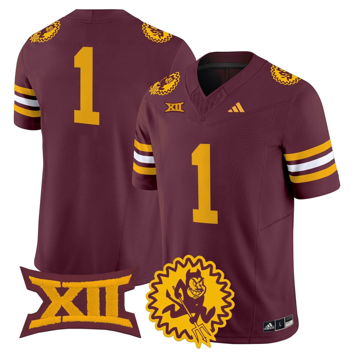 Arizona State Sun Devils 1975 Throwback Vapor Limited Jersey - All Stitched