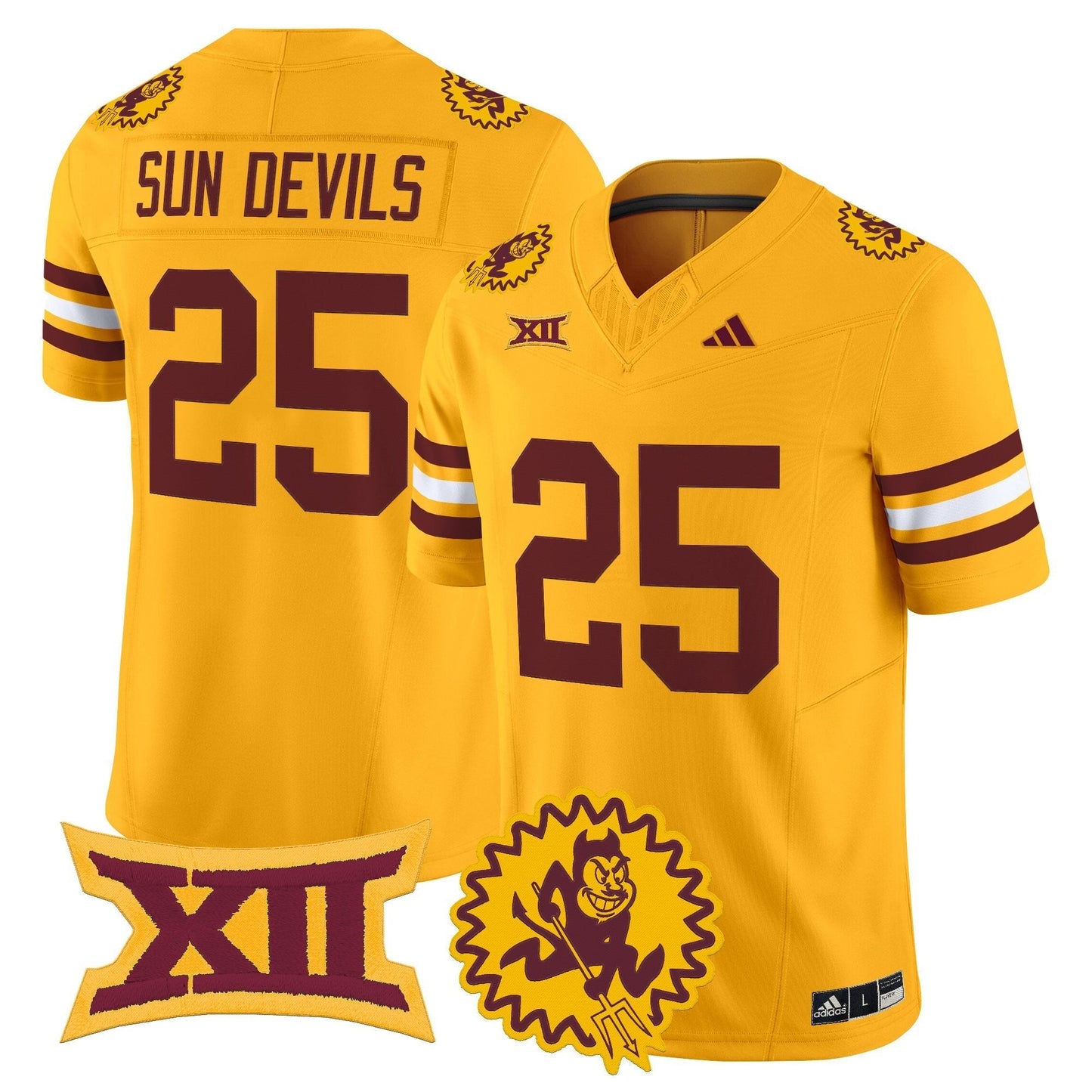 Arizona State Sun Devils 1975 Throwback Vapor Limited Jersey - All Stitched