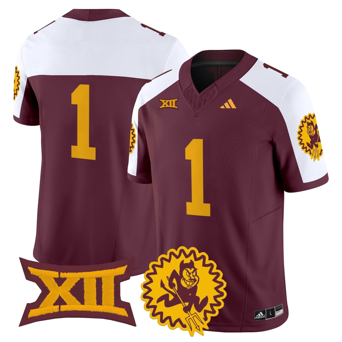Arizona State Sun Devils 1975 Throwback Vapor Limited Jersey - All Stitched
