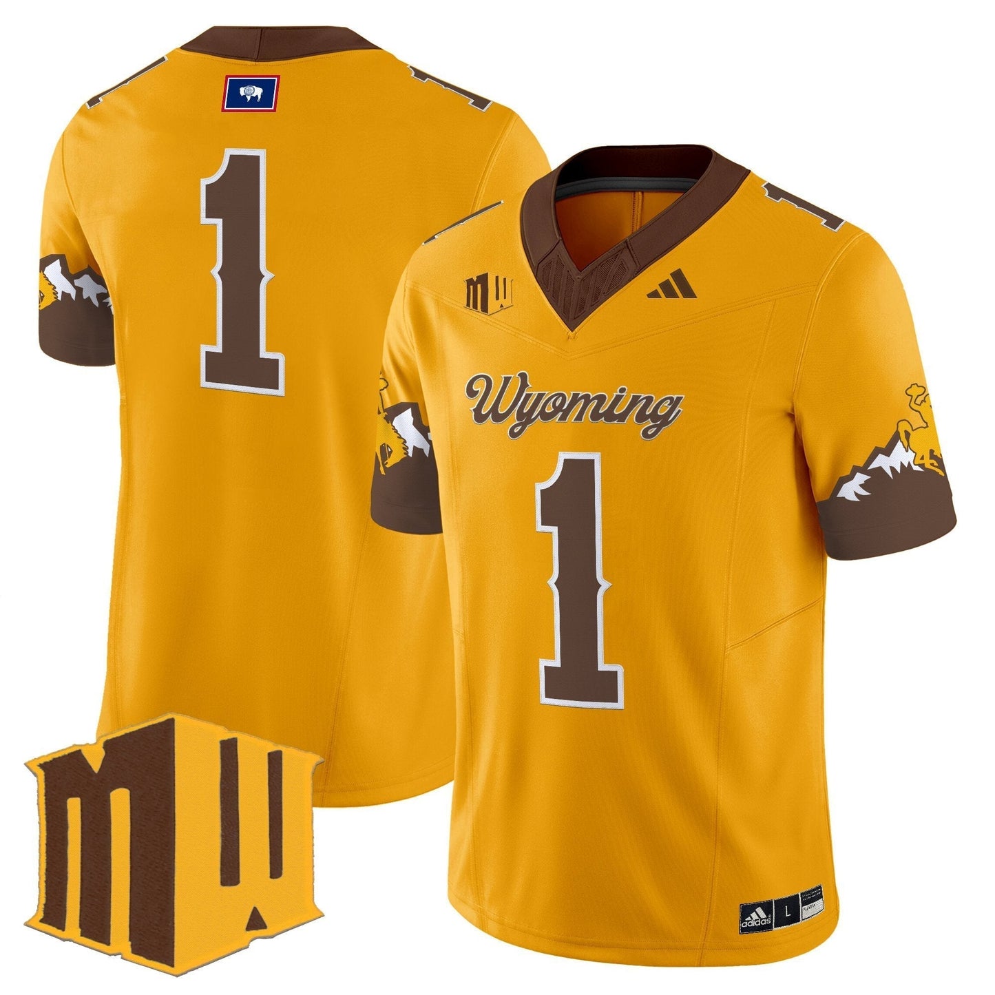 Wyoming Cowboys 2025 Vapor Limited Jersey - All Stitched