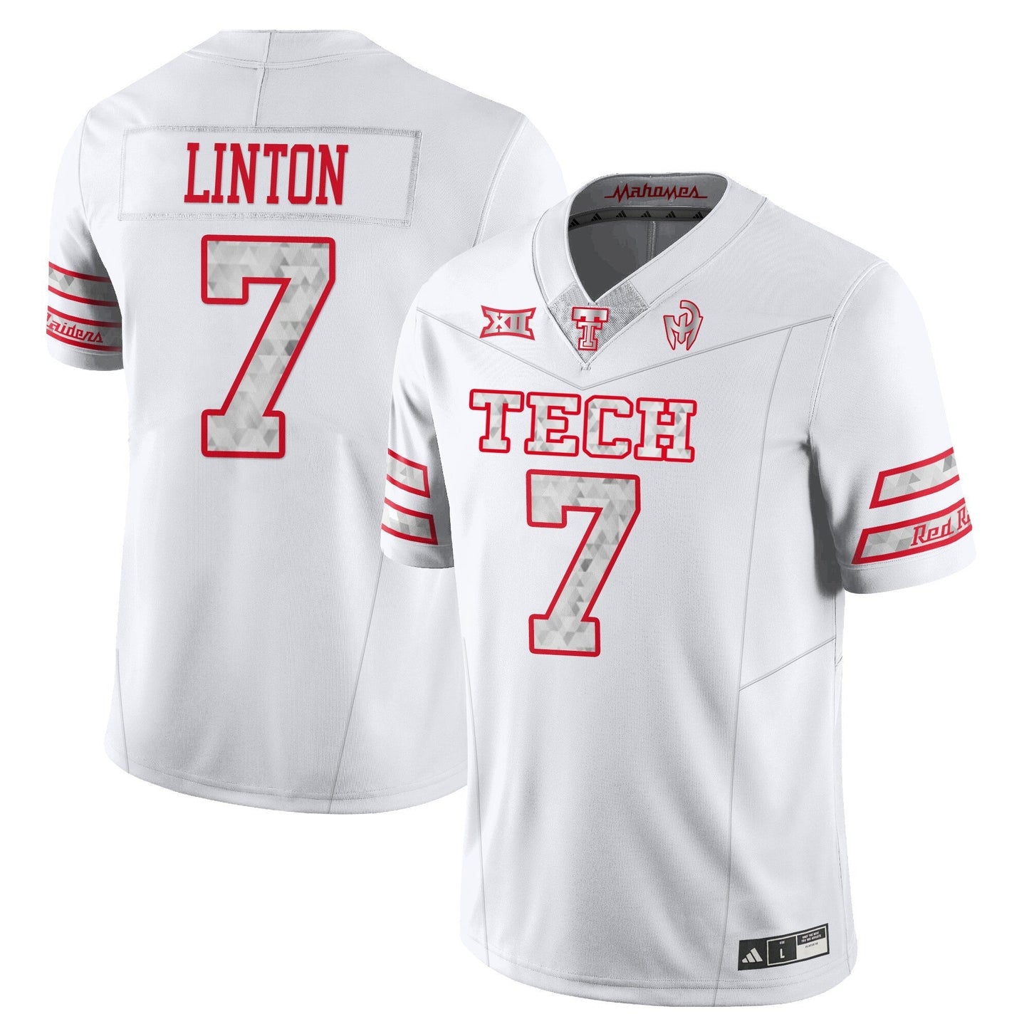 Texas Tech Football â€œGalvanICEDâ€ Jersey - All Stitched