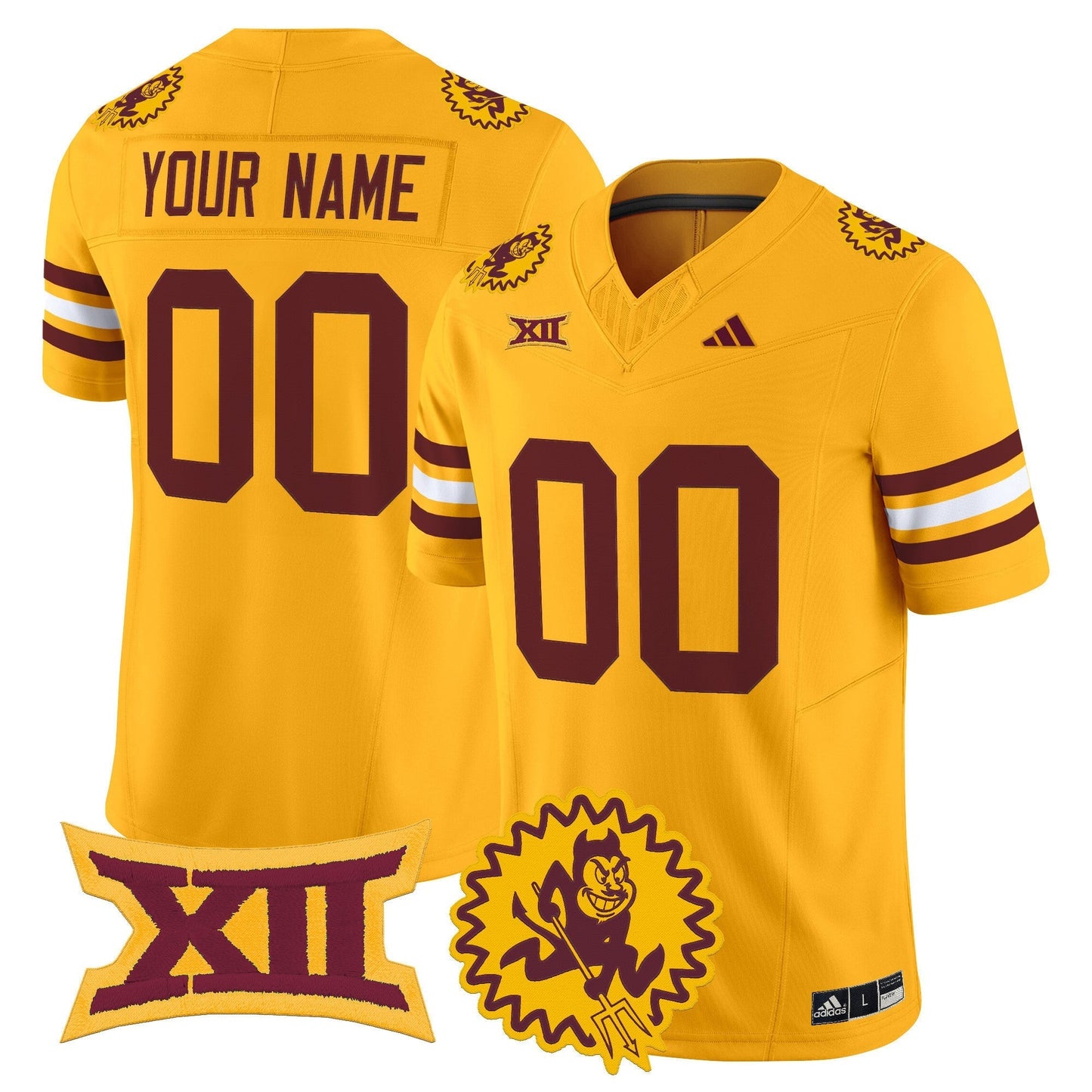Arizona State Sun Devils 1975 Throwback Vapor Limited Custom Jersey - All Stitched