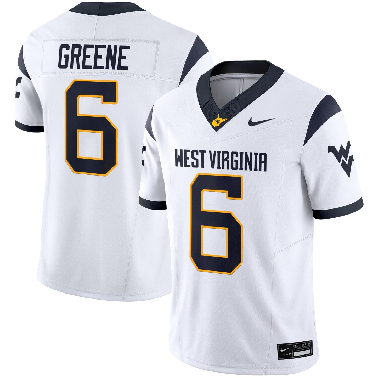 West Virginia Mountaineers 2025 Vapor Limited Jersey - All Stitched