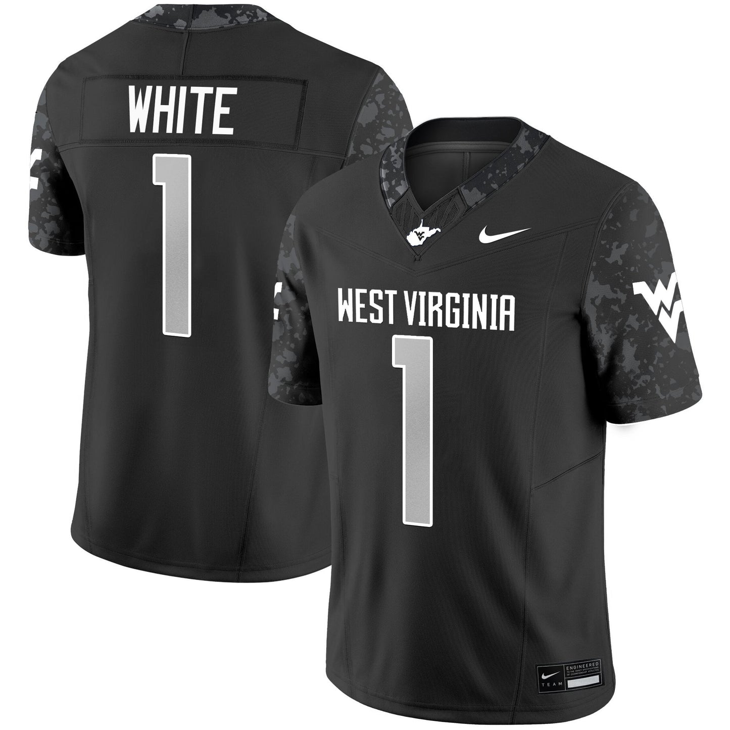 West Virginia Mountaineers 2025 Vapor Limited Jersey - All Stitched