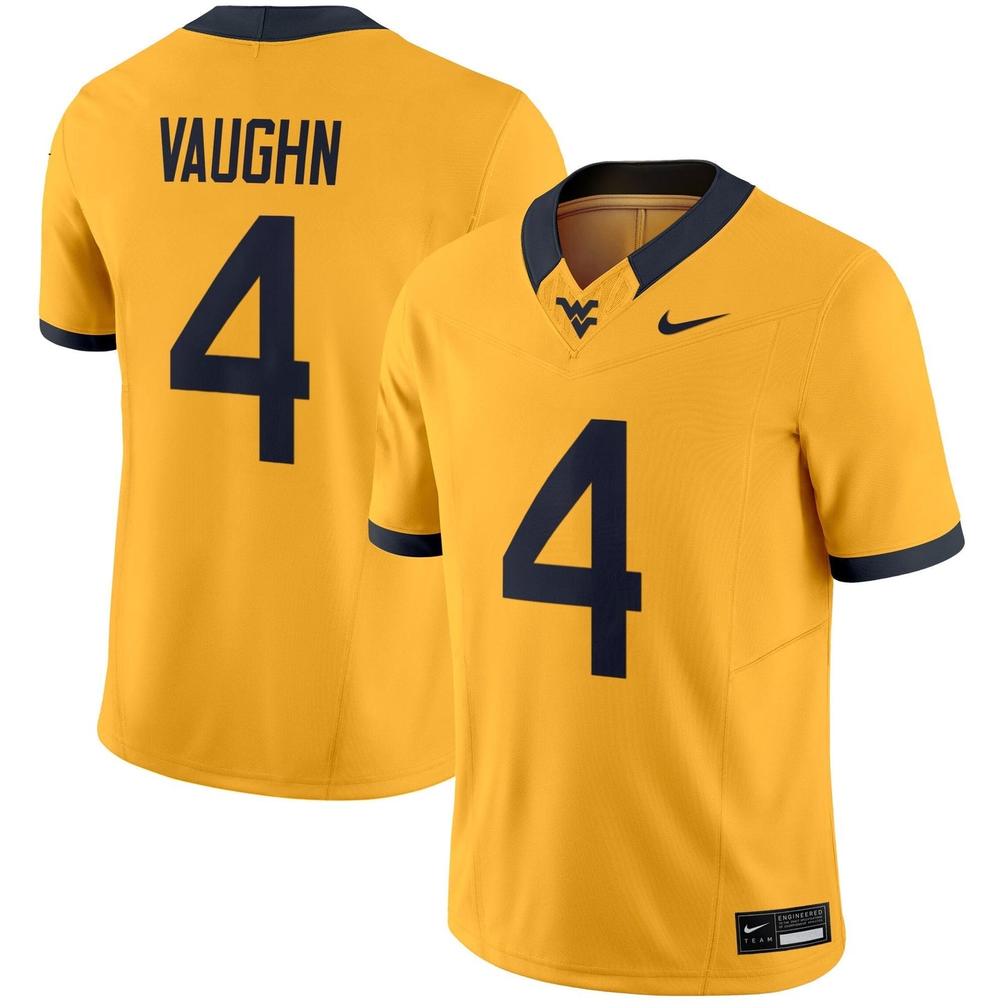 West Virginia Mountaineers 2025 Vapor Limited Jersey - All Stitched