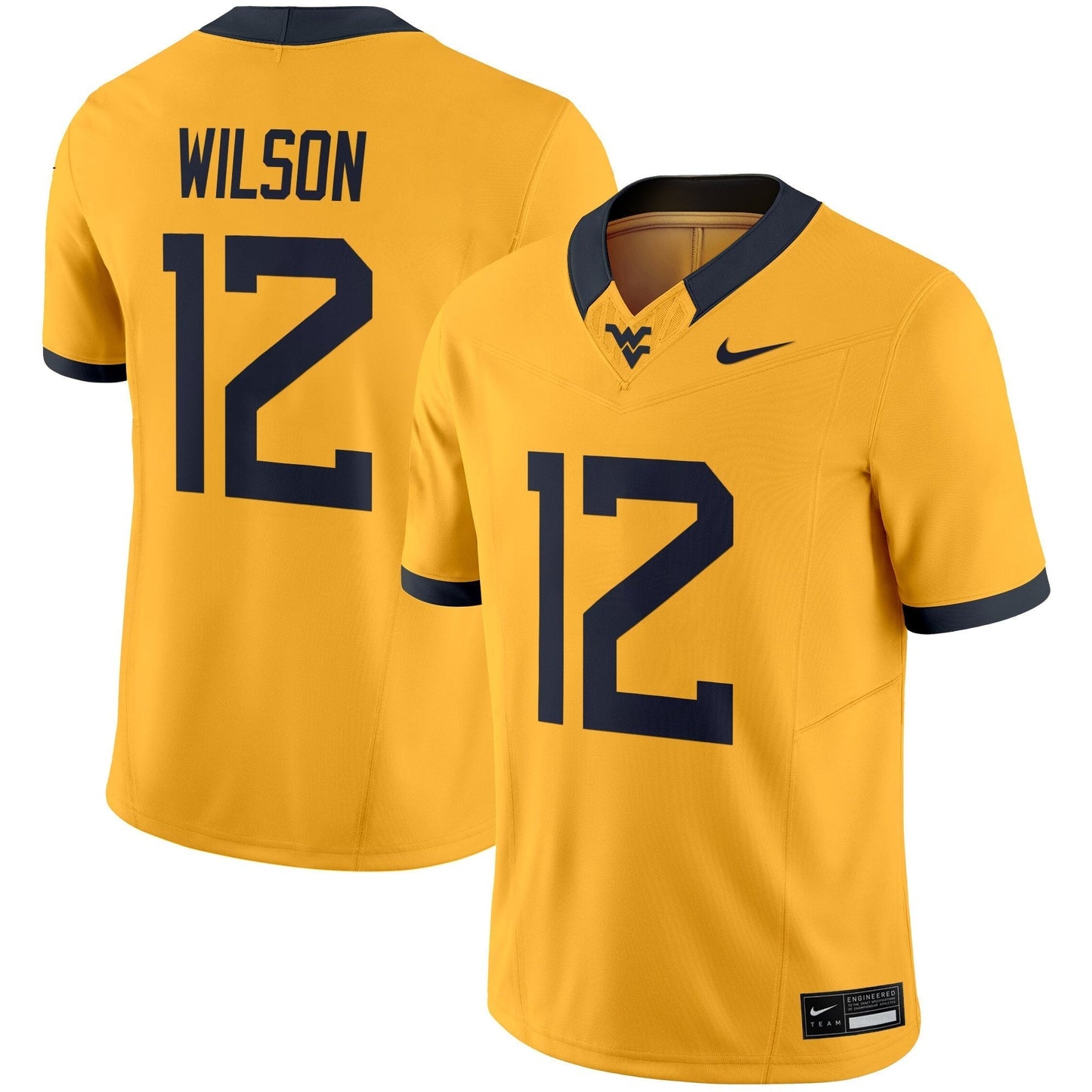 West Virginia Mountaineers 2025 Vapor Limited Jersey - All Stitched